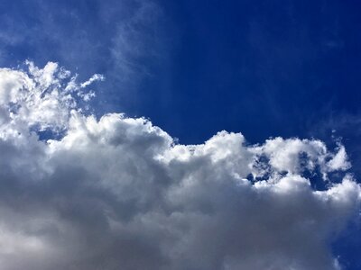 Sky blue storm photo