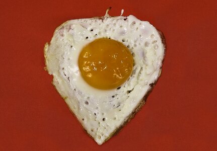 Heart shaped heart protein photo