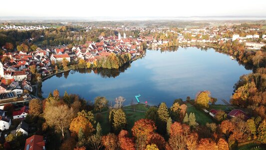 Autumn lake bad waldsee