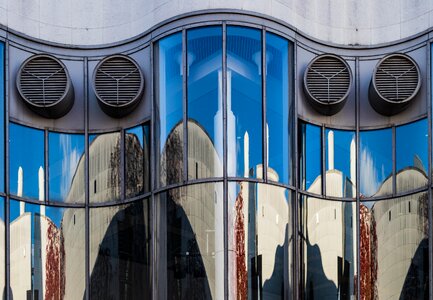 Glass facade building modern photo