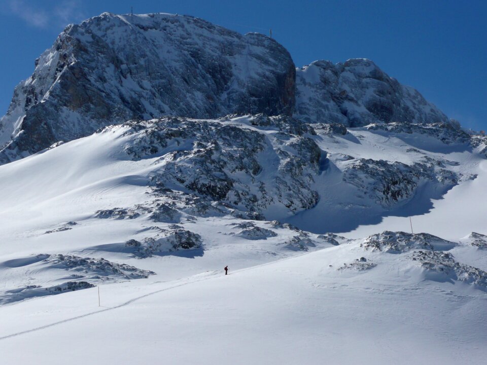 Glacier mountains alpine