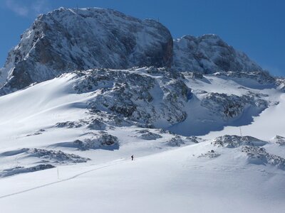 Glacier mountains alpine photo