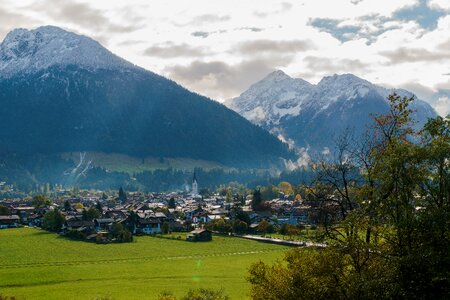 Panorama landscape alpine photo