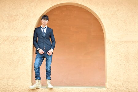 Fashion outside portrait