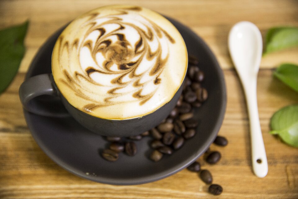 Art coffee beans coffee