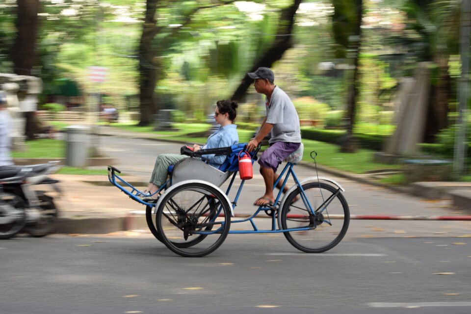 Driving a pedicab work duration panning