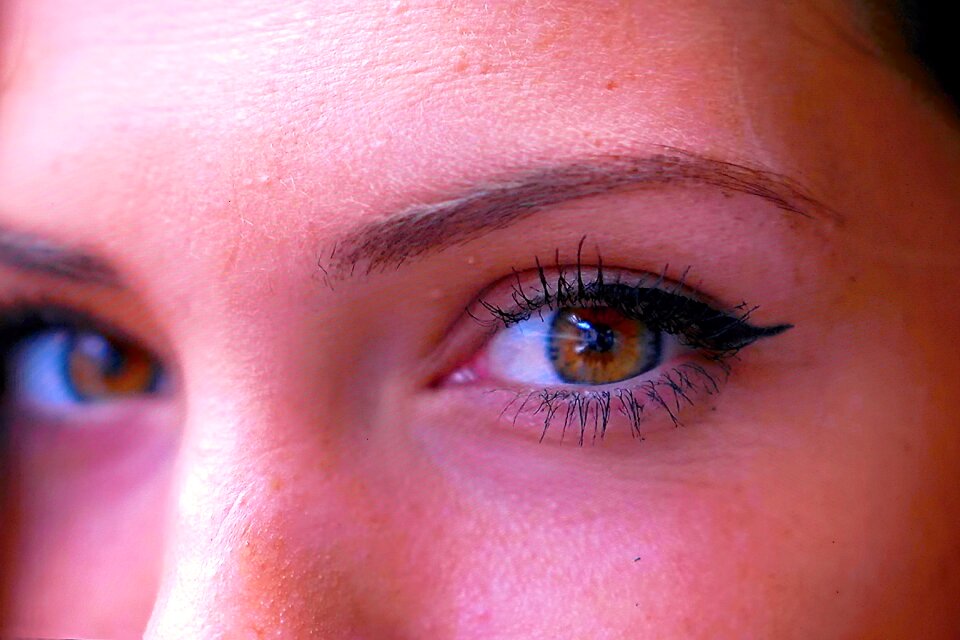 Face eyebrows eye