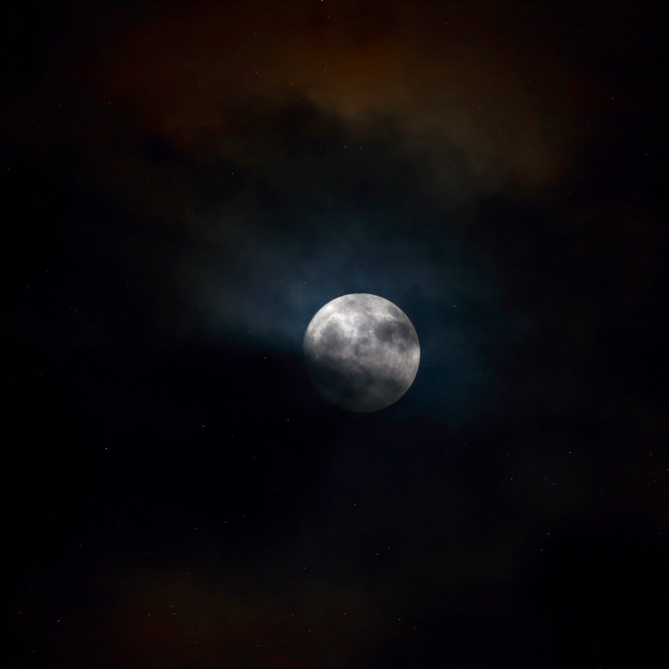 Moon cloud night