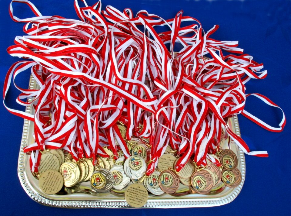Sport decoration gold