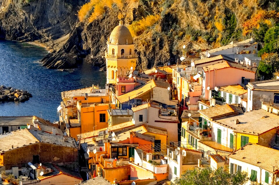 Mediterranean coast seascape
