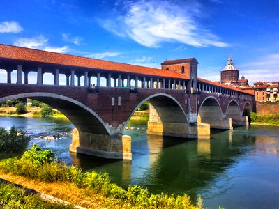 Italy pavia bridge