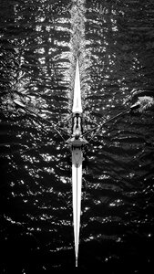Active outdoor kayaking