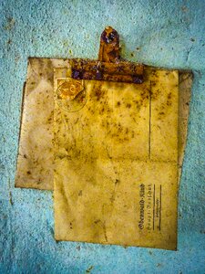 Hdr stamp rust photo
