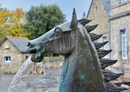 Fountain water lamballe side armor
