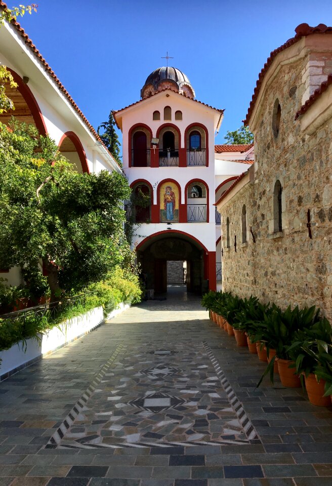 Monastery summer greece
