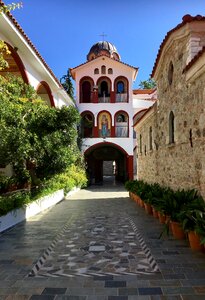 Monastery summer greece