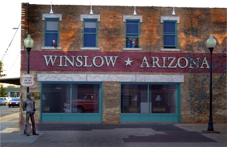 Flagstaff america standing on the corner