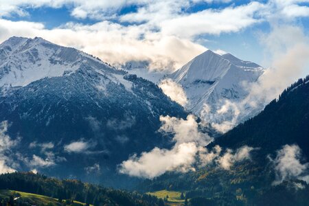 Panorama landscape alpine photo