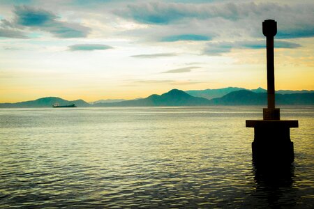 Landscape beira mar tranquility photo