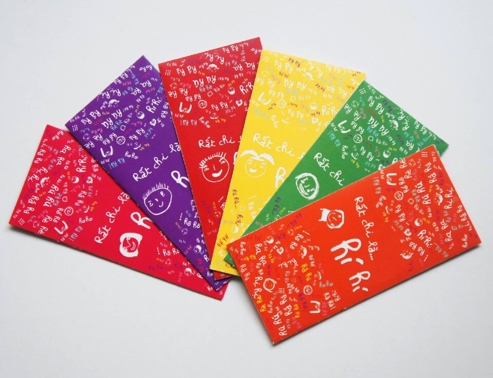 Lucky money colorful
