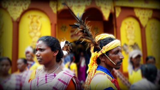Indian cultural sawtali dance