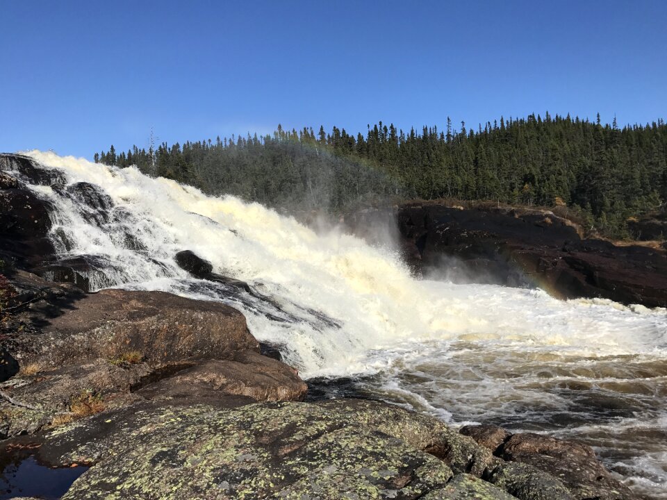 Waterfalls current whirlpool