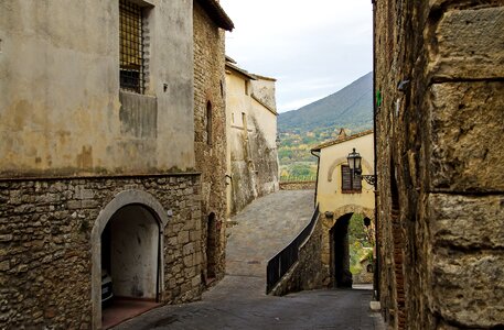 Walls stones old houses