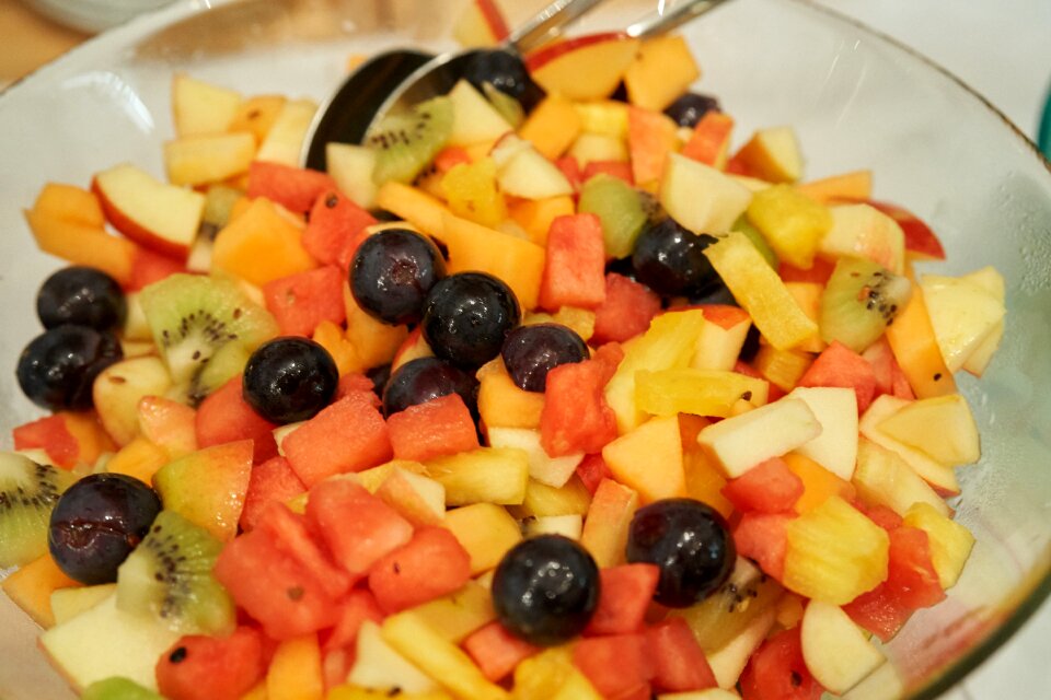 Melon pineapple kiwi