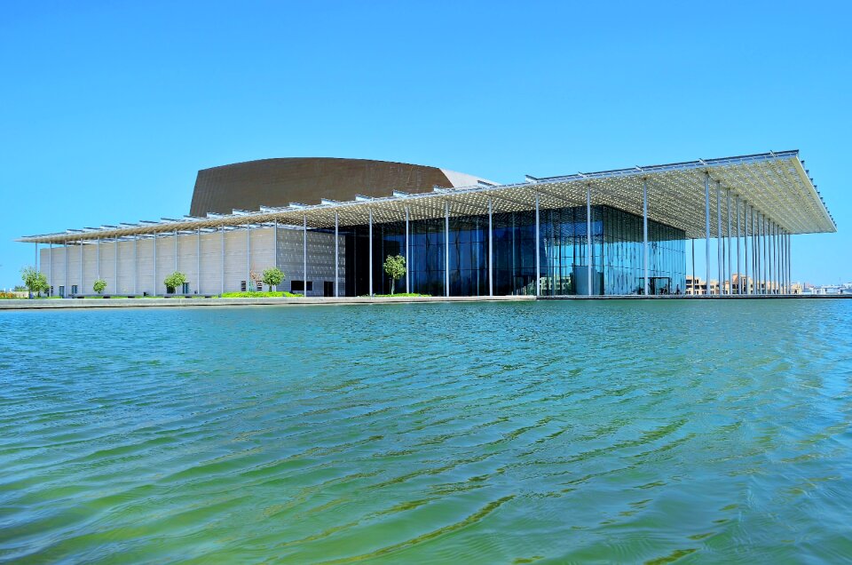 Building blue theater