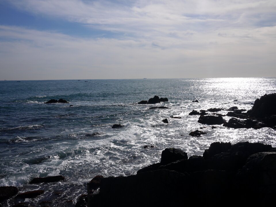 Sea japan sea winter sea