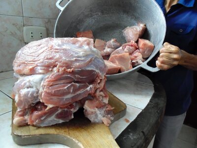 Food gastronomy pork