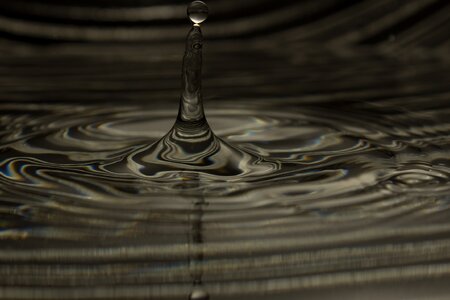 Raindrop liquid aqua