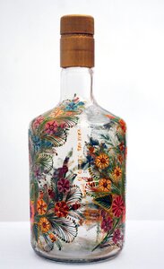 Bottle crafts glass