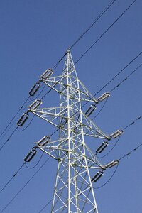 Cord electric transmission lines photo