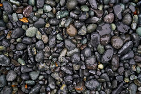 Gravel texture beach