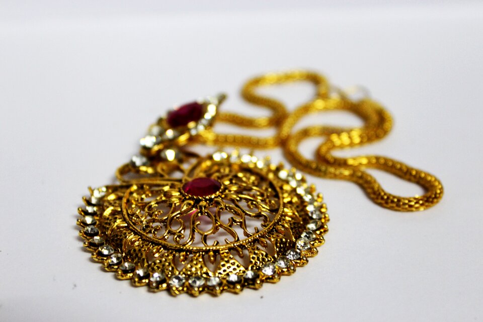 Necklace golden necklace