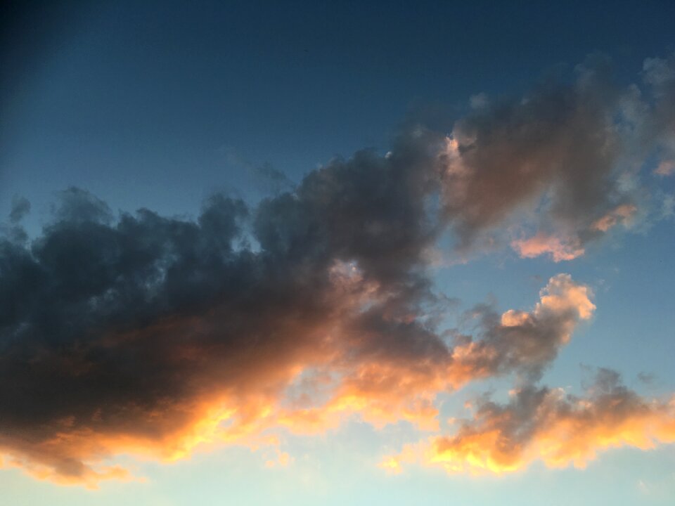 Abendstimmung sunset clouds