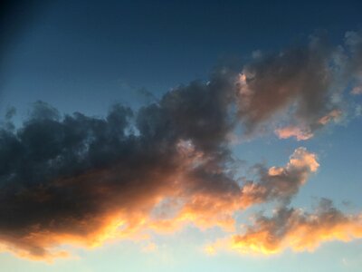 Abendstimmung sunset clouds photo