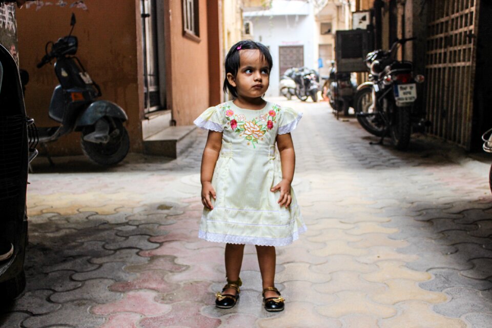 Cute girl indian baby