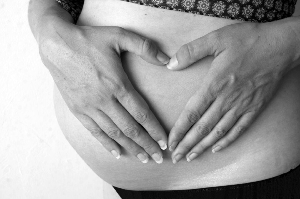Belly pregnant woman love