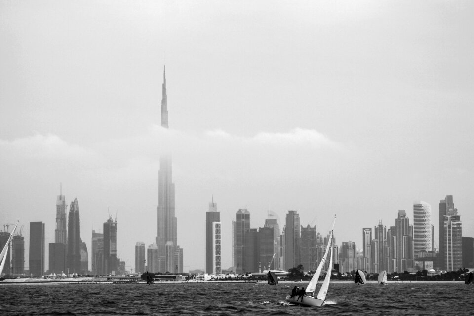 Seashore burj khalifa