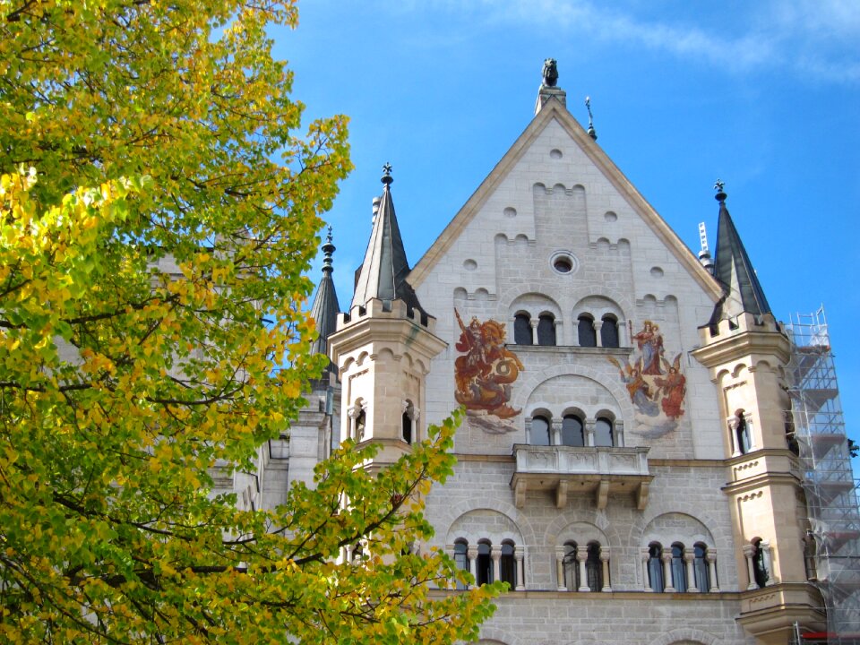 Landscape neuschwanstein castle germany