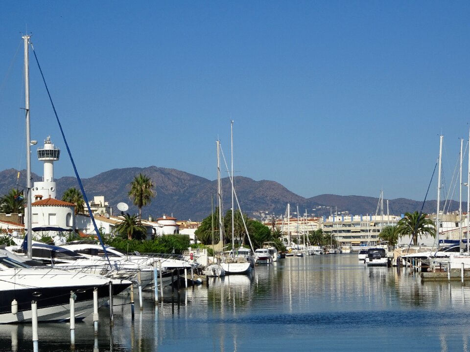 Empuriabrava landscape street maritime