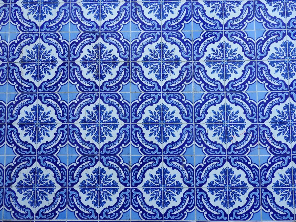 Tile oporto blue