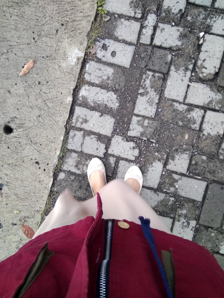 Flat shoes female foot