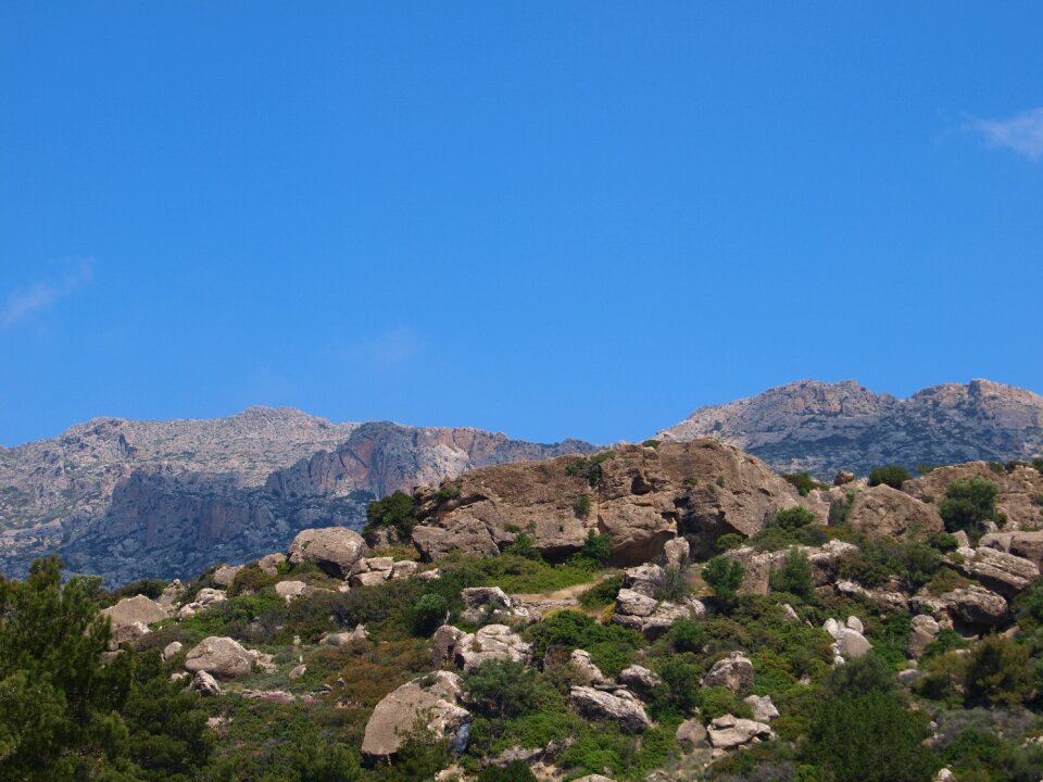 Mountains crete landscape
