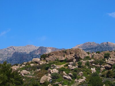 Mountains crete landscape photo