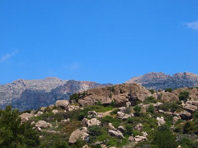 Mountains crete landscape