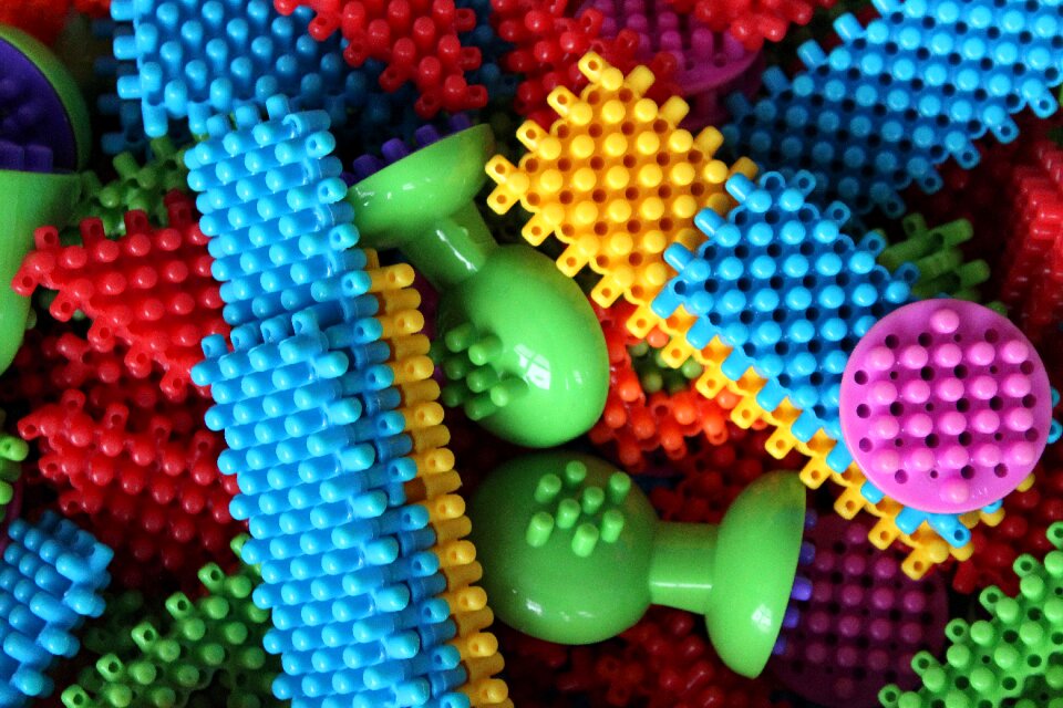 Colorful toys toy fun