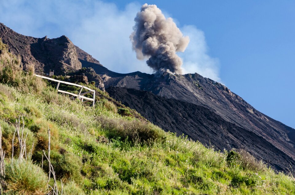 Stromboli sicily the volcano